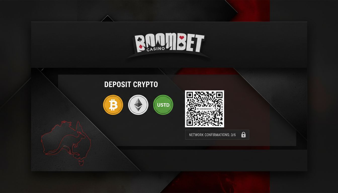Crypto deposit interface showing coins and confirmation process tailored for Australians